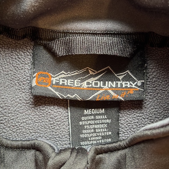 Free Country Black Polyester Jacket (Medium) - Picture 3 of 4